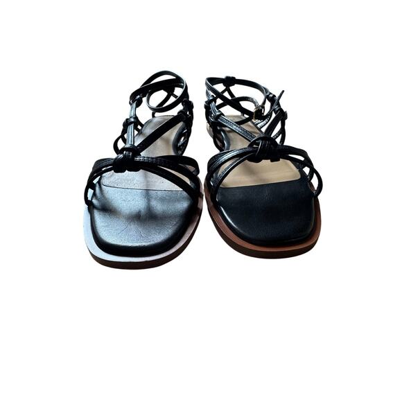 Chloe NIB Uma Knotted Leather Sandals in Black Size 40 - Picture 4 of 12